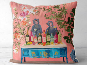 Monkey Bar Party Exclusive Cushion Cover Choice of Cotton or Luxury Velvet