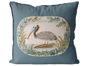 The Aviary Table Pelican Exclusive Cushion Cover Choice of Cotton or Luxury Velvet