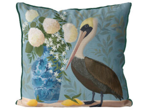Lemon Thief Vase Exclusive Cushion Cover Choice of Cotton or Luxury Velvet