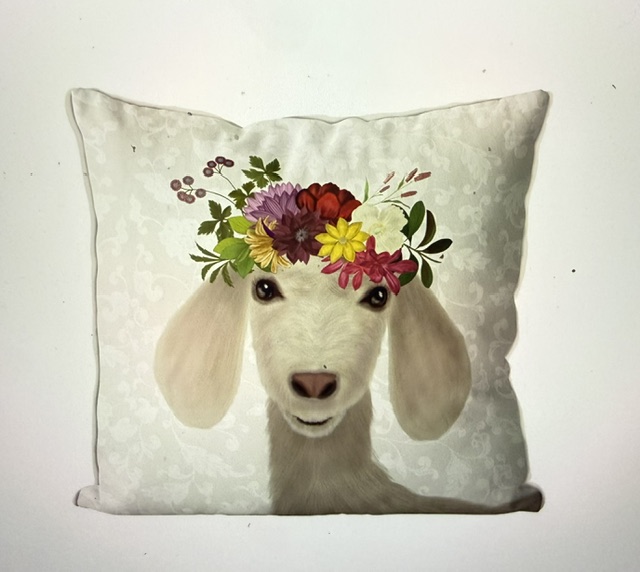 Goat Bohemian, Cushion Cover - Image 2