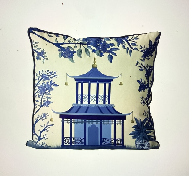 Pagoda Cushion Cover