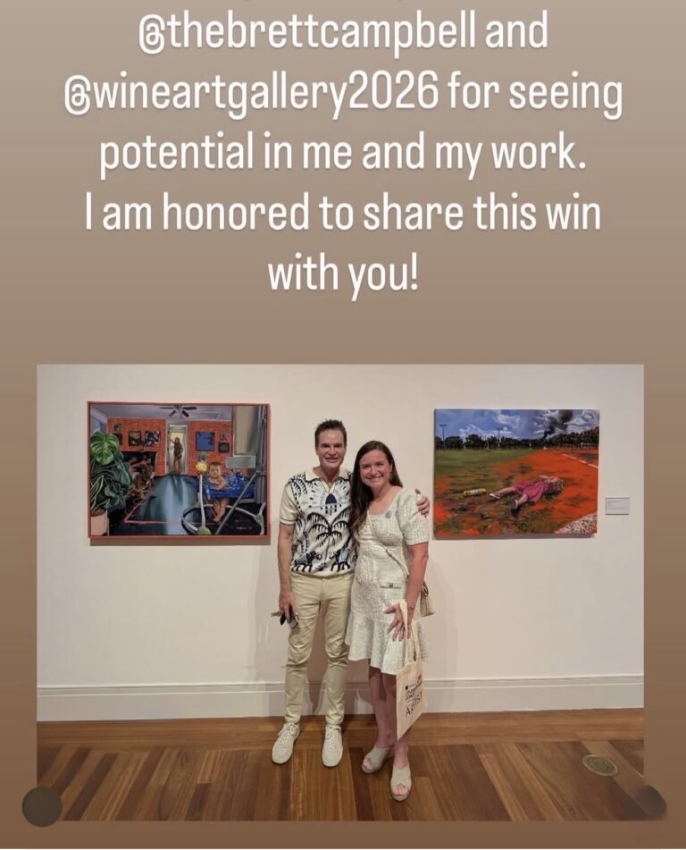 Pam Skehan, Wine Art Gallery Artist Wins First Place at Ogden Museum Southern Contemporary!